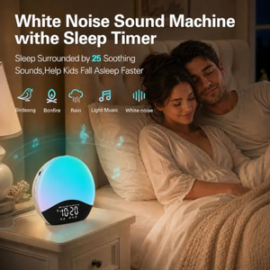 Smart Wake up Light <b>Sunrise</b> Alarm Clock for Kids Adults Bedroom With <b>Sunrise</b> Simulation 22 Nature Sound Table Digital Clock - Product Image 5
