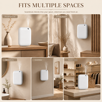 Diffuseur d'arômes intelligent commercial 2026 sans eau 400 ml avec écran LCD, machine électrique sans fil pour magasins, boutiques et chambres d'hôtel