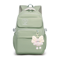 Nouveau sac à dos antivol en nylon pour filles 20-36L avec fermeture éclair, bretelles incurvées USB, léger, tendance, décontracté, durable, imperméable, RFID