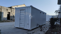 Conteneur d'expédition en acier préfabriqué mobile personnalisé de 20 pieds et 40 pieds, atelier, cafés, restaurants, maison modulaire, bar
