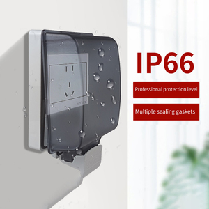 Prise murale étanche IP66 pour <span class=keywords><strong>extérieur</strong></span>, standard universel, avec interrupteur et <span class=keywords><strong>rallonge</strong></span>, pour la recharge électrique, fabriquée directement par le fabricant - Product Image 3