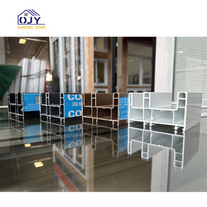 Biệt thự hiện đại phong cách PVC/uPVC trượt cửa sổ kính màu đen Tinted Windproof ngang mở louver gấp Màn hình treo rèm - Product Image 6