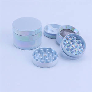 New Mermaid-color Zinc Alloy Herb Grinder Metal Smoking Accessories Grinders Dry Herb Spice Tobacco Crusher - Product Image 1