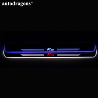 Autodragons RGB Led plaque de seuil de porte mobile sans fil Led plaque de seuil de porte pour K5 W202 W204 E46 plaque de seuil de porte lumière de courtoisie