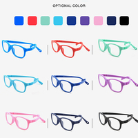 Lunettes pour Enfants, Monture Souple en TPEE Flexible pour Bébés et Enfants, Lunettes de Sécurité pour Ordinateur et Gaming avec Cadre en Silicone
