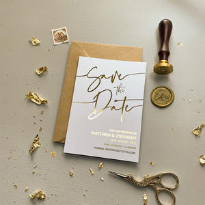Invitation de <span class=keywords><strong>mariage</strong></span> islamique simple Save the Date minimaliste unique moderne - Product Image 4