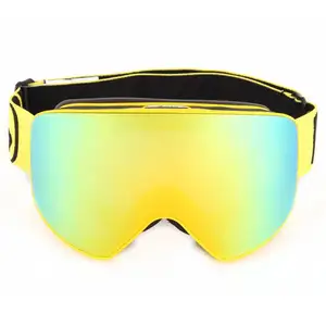 गरम Windproof यूवी-सबूत स्पष्ट स्की काले चश्मे गर्म बेच वयस्क कोई फॉगिंग लेंस स्कीइंग स्नोमोबाइल के लिए कांच Eyewear