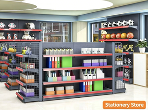 White Metal Supermarket <b>Rack</b> with 5 Adjustable <b>Shelves</b> Perforated Back Wall Mount Rectangular Epoxy Coated Vertical Display - Product Image 5