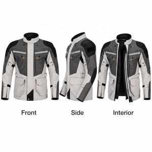 Jaket Motor Armor Level 2 CE Pria, Teruji REACH, Lapisan Katun Tahan Air yang Dapat Dilepas, Jaket Pelindung Berkendara Motor yang Hangat - Product Image 5