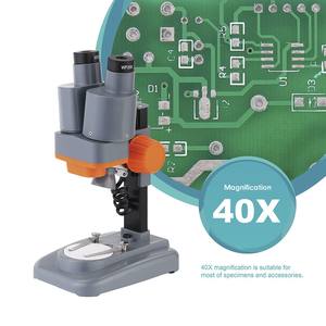 <span class=keywords><strong>Microscope</strong></span> stéréo binoculaire 40X pour réparation de téléphone PCB avec lumière LED - Product Image 4