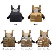 Vente en gros gilet tactique camouflage extérieur pour hommes sacs de poitrine légers pour sac de sport fonctionnel