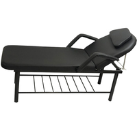 Chaise de salon de beauté et de tatouage à prix d'usine, couleur blanche et noire, chaise de tatouage de spa à prix avantageux, lit de soin du visage