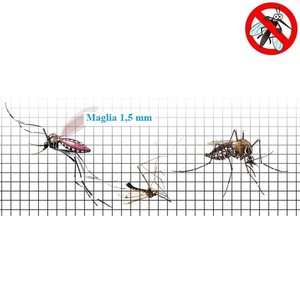 Rollo de Mosquitera de Fibra de Vidrio 120x250cm Gris Resistente a Desgarros para Puertas y Ventanas - Product Image 3