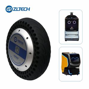 ZLTECH שנזן IP65 10 אינץ 48V 300kg עומס 800W יחיד פיר brushless gearless DC גלגל רכזת מנוע עם EMB בלם עבור רובוט - Product Image 5