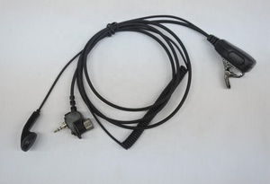 HRE-1001 auricolare radio bidirezionale a forma di <span class=keywords><strong>D</strong></span> auricolare radio bidirezionale per radio Kenwood con spina a 2 pin - Product Image 5