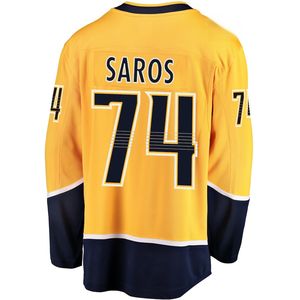 Venta al por mayor Nashville Hockey Jersey bordado #59 Roman Josi #91 Stamkos #9 Filip Forsberg Jersey Hockey uniforme - Product Image 6