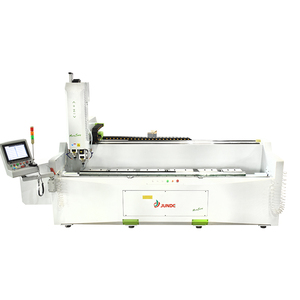 เครื่องเจาะและกัดขอบอัตโนมัติ 4 แกน CNC ยี่ห้อ JUNDE สำหรับงานแปรรูปประตูกระจกแบบมินิมอล - Product Image 1