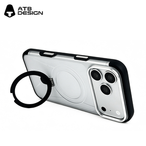 <span class=keywords><strong>Funda</strong></span> Transparente Antiamarilla ATB para <span class=keywords><strong>iPhone</strong></span>, Magnética con Soporte Giratorio de 360 Grados para <span class=keywords><strong>iPhone</strong></span> 18 <span class=keywords><strong>Pro</strong></span> <span class=keywords><strong>Max</strong></span>, Fundas de TPU para Celulares - Product Image 3