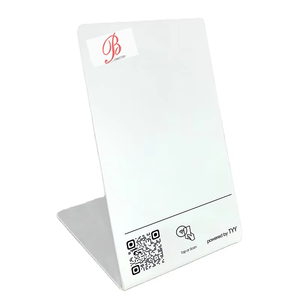 Expositor NFC Personalizado con Chip NFC, Código QR y Logotipo Impresos, Soporte Inteligente para Mesa para Campañas de Reseñas en Redes Sociales para Tiendas - Product Image 4