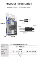 Adaptateur d'émetteur BT sans fil USB personnalisé pour accessoire PS5/PS4/PC Ps5