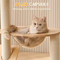 L'usine peut personnaliser des tours et des arbres pour chats écologiques avec grattoirs et balles à gratter