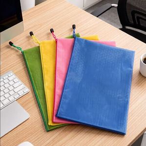 Bolsa de Almacenamiento de Documentos Portátil A4 con Cierre, de Lona, Colorida, Estilo Oxford, con Logotipo Personalizado, de PVC - Product Image 3
