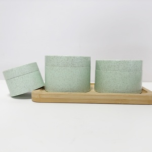 Envase Ecológico para Crema de Trigo, Boca Ancha, 50g 100g 250g, Envase de Plástico Biodegradable de Paja de Trigo para Cosméticos - Product Image 5