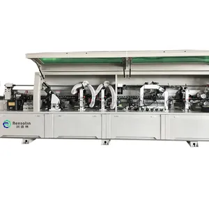 rensolin 450ADF double trimming corner rounding pvc mdf full automatic woodworking edge banding machine