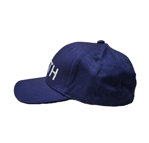US MATH GO Casquette de baseball décontractée 6 panneaux en coton bleu marine - Product Image 2