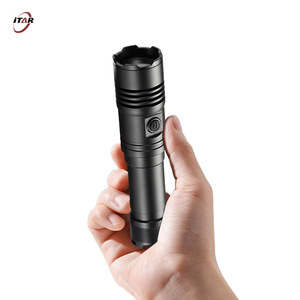 Odm linteras lanternes 1300M longue portée étroite lep rechargeable <span class=keywords><strong>El</strong></span> Feneri petite lampe de poche Laser blanche lampe torche Flash - Product Image 3