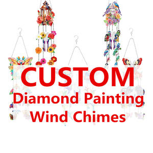 <span class=keywords><strong>ภาพ</strong></span>วาดเพชรรูป<span class=keywords><strong>การ์ตูน</strong></span>สัตว์กระดิ่งลมนกผีเสื้อแมลงปอจี้คริสมาสต์แบบทำมือโมเสคประตูหน้าต่างตกแต่งแขวน - Product Image 1