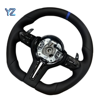 Volant de voiture en cuir perforé noir YZ Premium M Sport pour BMW Série F F10 F30 F31 F32 F20 E92 E60 X6 E71 X5 E70 M3 M4