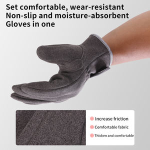 Guantes de microfibra personalizados con <span class=keywords><strong>velcro</strong></span>, puños ajustables, guantes de trabajo para jardinería, recorte, reparación, actividades al aire libre - Product Image 3