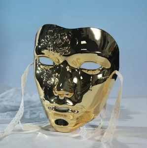 หน้ากากไซเบอร์พังก์สำหรับผู้ชาย อุปกรณ์จัดงานปาร์ตี้สวยงาม สไตล์โบราณ หน้ากากฮั่นฝู อุปกรณ์เสริมชุดคอสเพลย์อนิเมะ - Product Image 1