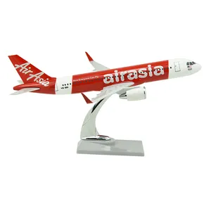 airasia avión Suppliers-Avión de pasajeros de resina Airbus A320, modelo de avión Civil de 1:200 y 18,8 cm, modelo de avión fundido a presión OEM personalizado