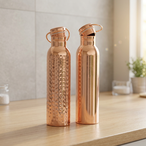 100% Copper Classic Eco-Friendly Large Capacity Shiny Polished <b>Disposable</b> Water Bottle Straw <b>Drinkware</b> Accessories Customized - Product Image 2