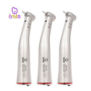 Turbina Dentale Ti Max X95L 1:5 con Contrangolo Incrementale, Punte a Fibra Ottica, Micromotore Elettrico con Anello Rosso, Manipolo a Bassa Velocità - Product Image 3