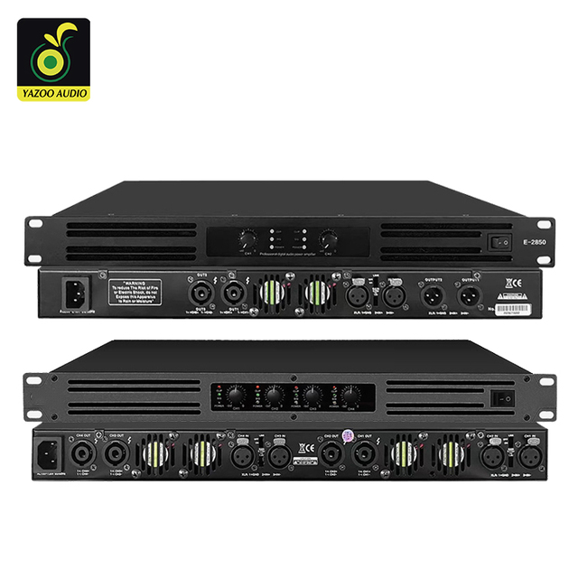 PA Amplifiers 1 U Digital Power Amplifier 2 Channel 400w 600w 4 Channel 400W 600W Class D Power Amplifier
