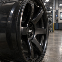 Jantes forgées RAYS TE37 Saga noires en alliage, 16-22 pouces, 5x112 5x114.3 pour BMW G14, Honda CRV, Kia Sportage, Jeep Grand Cherokee