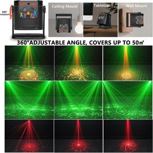 YSH Sound Activated Remote Control Auto Party <strong>Lights</strong> 60 Patterns Mini DJ <strong>Disco</strong> Strobe Stage <strong>Light</strong> <strong>USB</strong> Powered Laser Club <strong>Light</strong> - Product Image 4