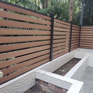 Il <span class=keywords><strong>Set</strong></span> di recinzioni per Privacy WPC include assi di posta e Kit completo di Gate per una facile installazione del cortile e della sicurezza - Product Image 4