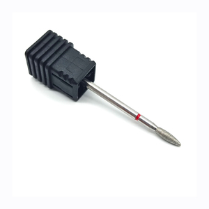 Fraise diamantée en forme de flamme de 2,5 mm (3/32 pouces) pour manucure, fraise de sécurité pour cuticules, pour salon de manucure, fraise diamantée pour perceuse à ongles électrique - Product Image 6