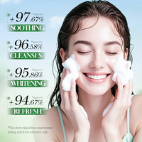 Nettoyant Visage Purifiant en Profondeur à la Mandarine Verte, Éclaircissant et Rafraîchissant, Mousse Non Desséchante