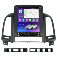 Radio Vertical Tesla para Hyundai Santa Fe, Pantalla IPS HD, CarPlay Inalámbrico, DSP, Cámara de Reversa AHD, WiFi 4G, Pantalla Dividida, Unidad Principal Android con GPS