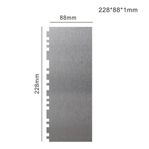 AK biểu tượng tùy chỉnh thép không gỉ bánh scraper trang trí Lược Pastry Baking Công cụ đồ dùng nhà bếp bánh công cụ bánh mượt mà CS-22 - Product Image 3