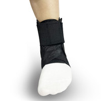 Support de cheville réglable et flexible à lacets, protection de base pour les sports de basketball unisexes, prévention des blessures sportives, support en plastique pour adultes