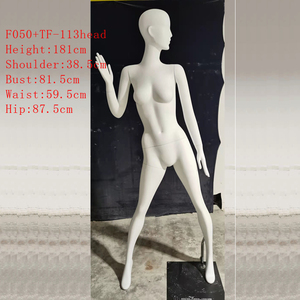 <span class=keywords><strong>Mannequin</strong></span> féminin en fibre de verre couleur chair avec perruques, présentoirs de mariage pour femmes, présentoir en tissu, support de poupée réglable à 20 positions, 15 jours - Product Image 4