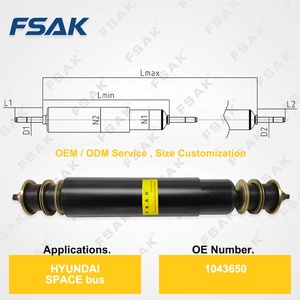 <span class=keywords><strong>Amortisseur</strong></span> haute performance 1043650 pour Hyundai SPACE Bus - Product Image 2
