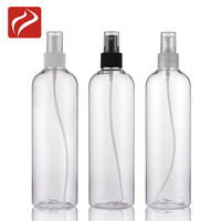 300 Ml Lotion PET Silinder Plastik Pompa Sampo Botol