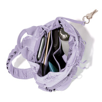 Nouvel Arrivage Sac à Dos Bandoulière Personnalisé pour Femme, Sac à Épaule Portable en Nylon avec Cordon de Serrage, Sac en Néoprène Solide